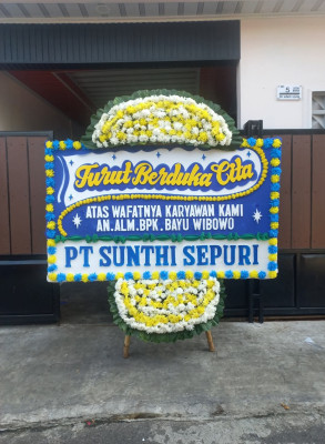 Papan Bunga Duka di Tomuan